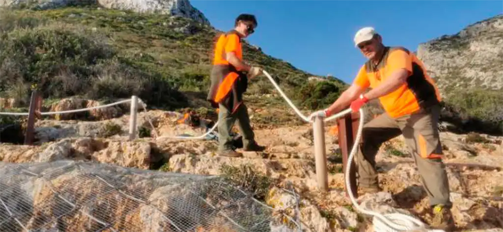 Cova Tallada trail maintenance